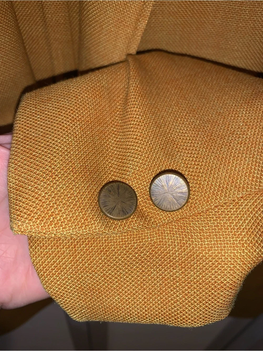 VTG 70s Towncraft JCPenney Mustard Yellow Sport Coat Blazer Mens 42 L